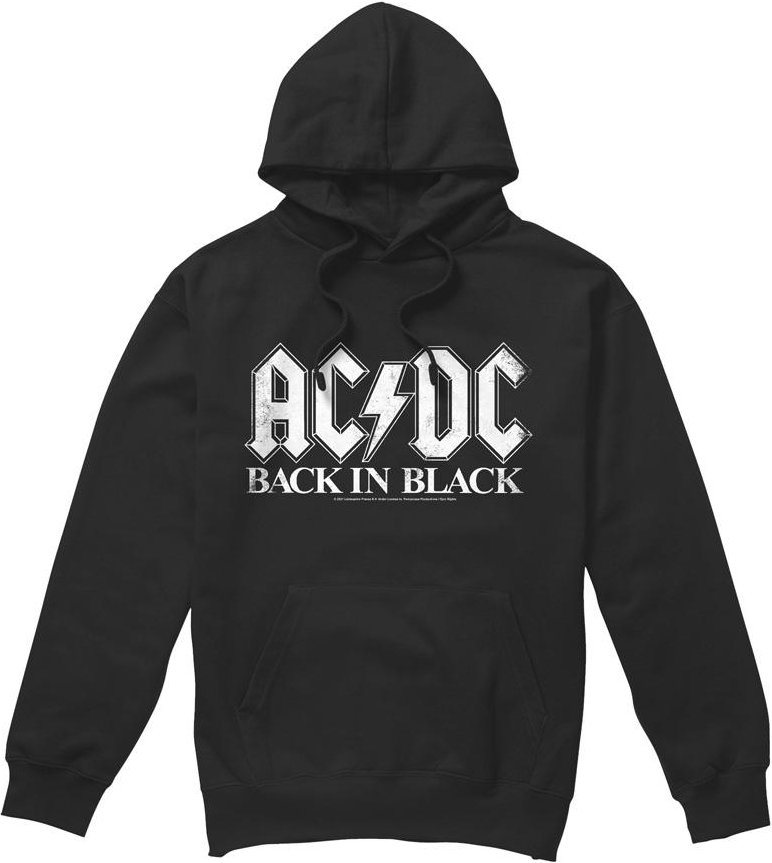 AC/DC - "Back In Black" Kapuzenpullover für Herren (Schwarz)