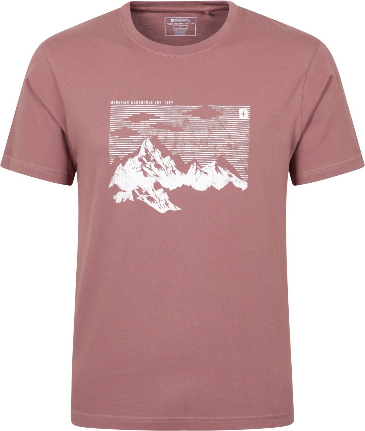 Mountain Warehouse - T-Shirt für Herren (Burgunderrot)