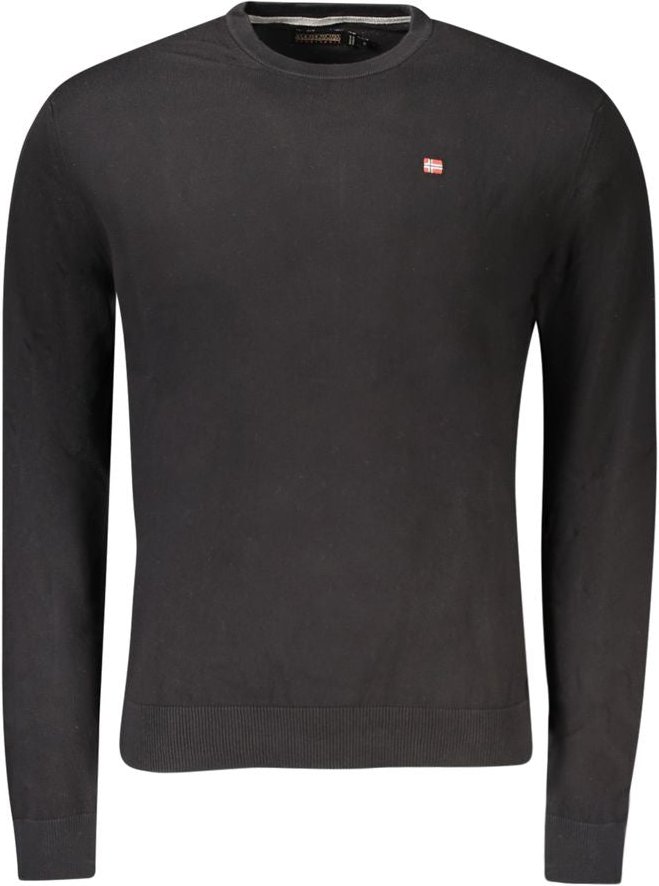 Napapijri Schwarzer Baumwollpullover für Herren