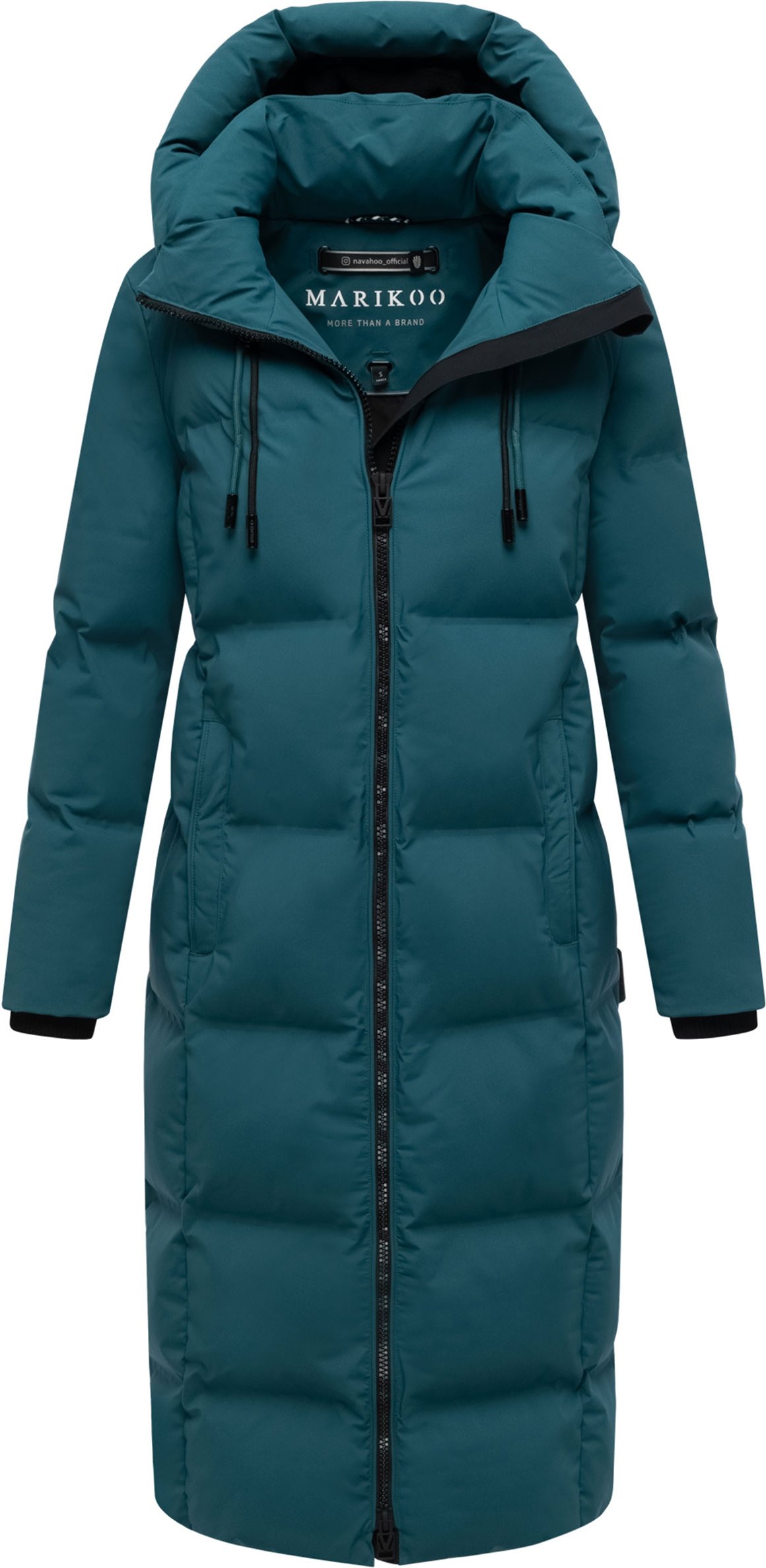 Marikoo Damen Winter Steppmantel Tikoraa mit abnehmbarer Kapuze