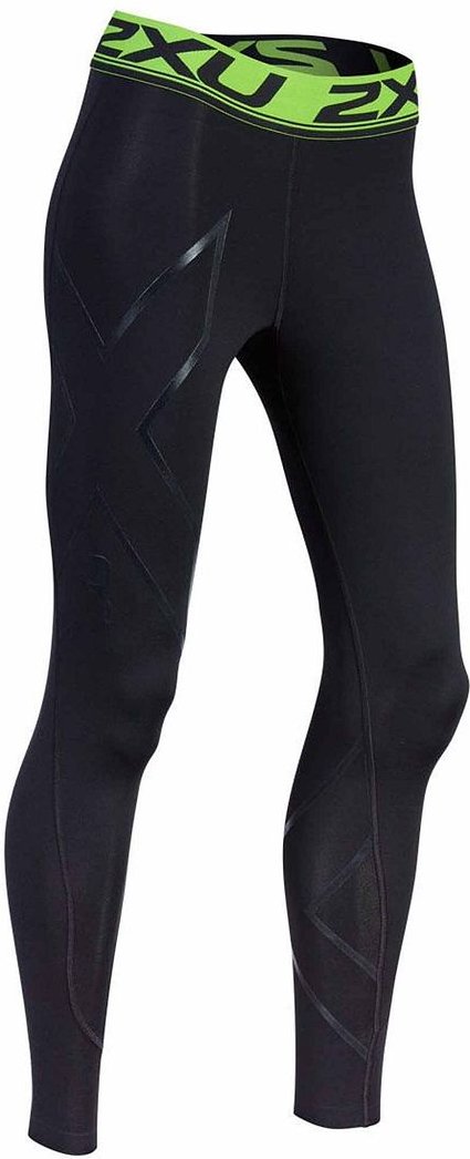2xu Erfrischungswiederherstellung Kompression Womens Schwarz/grüne Strumpfhose
