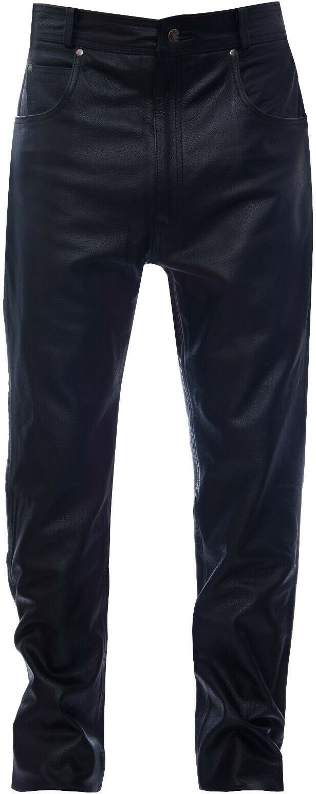 Herren-Jeans „501“ aus schwarzem Leder in Montana