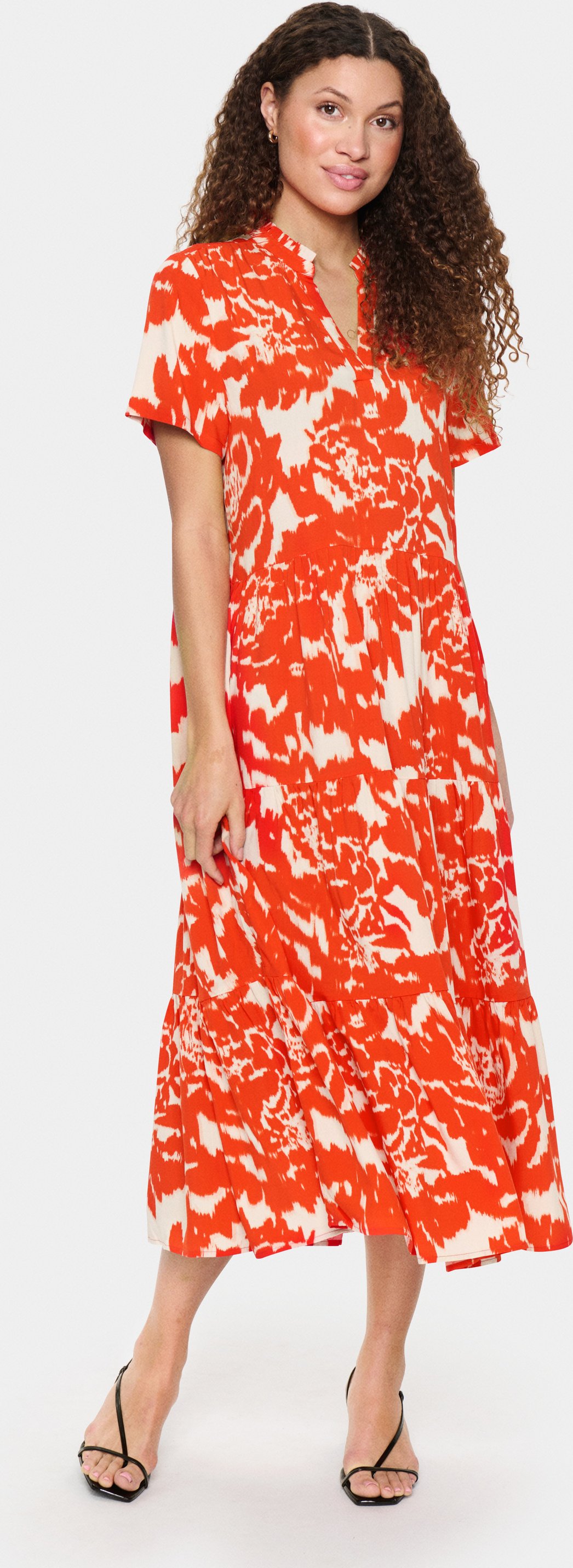 Kleid A-shape Poinciana Water Blooms multicolour