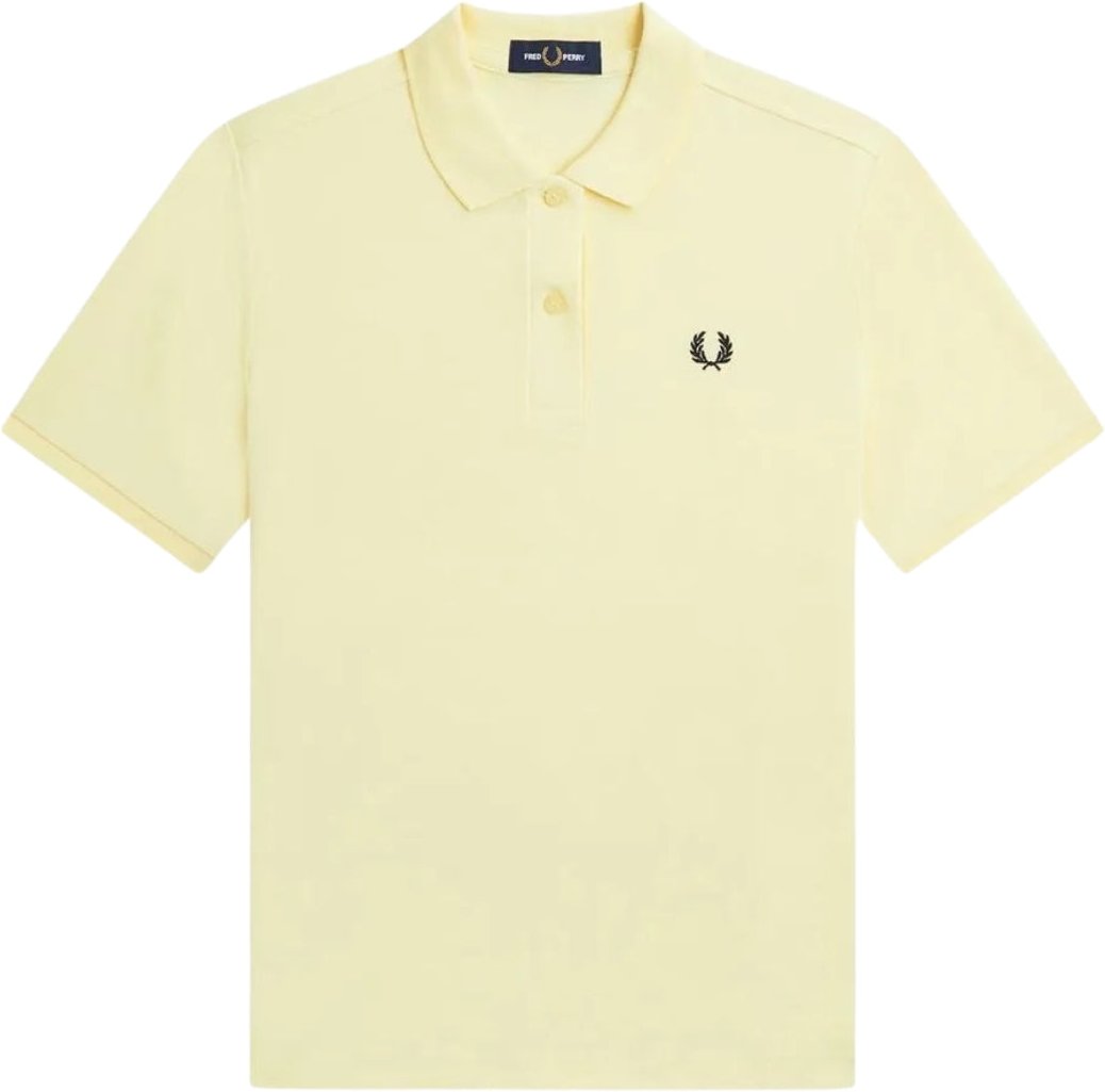 Fred Perry - Schwarzes Poloshirt Mit Eiscreme-logo