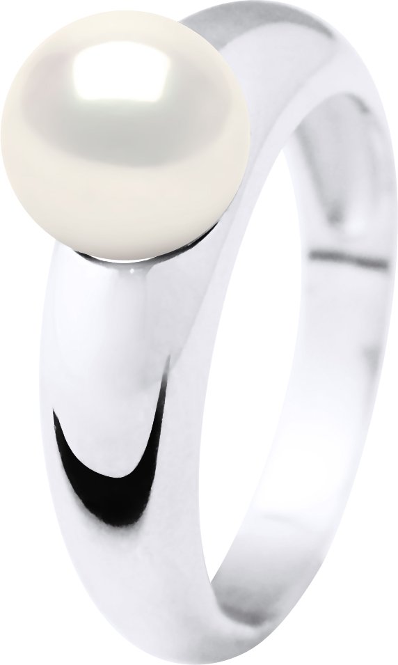 DIADEMA - Ring Echte Süßwasserperlen - Weiß