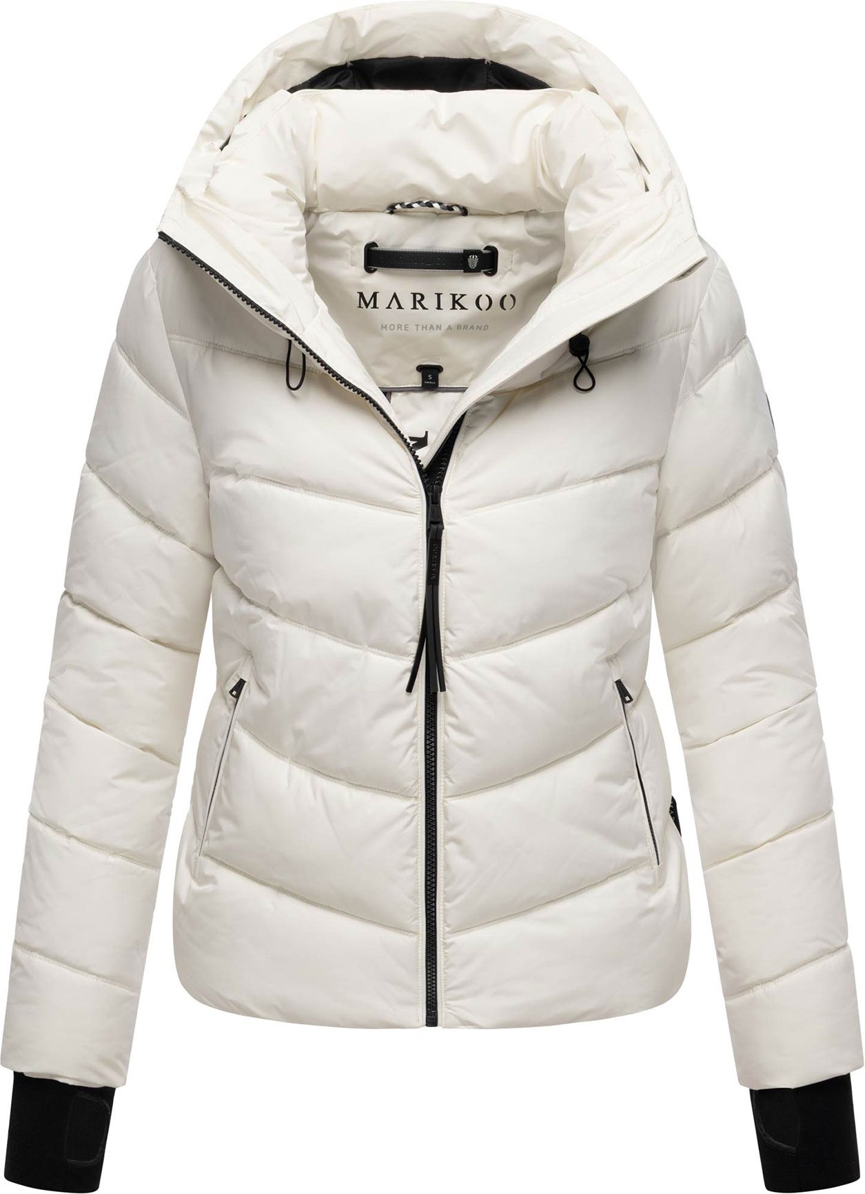 Marikoo Damen Steppjacke Yukanii mit Kapuze & femininer Passform