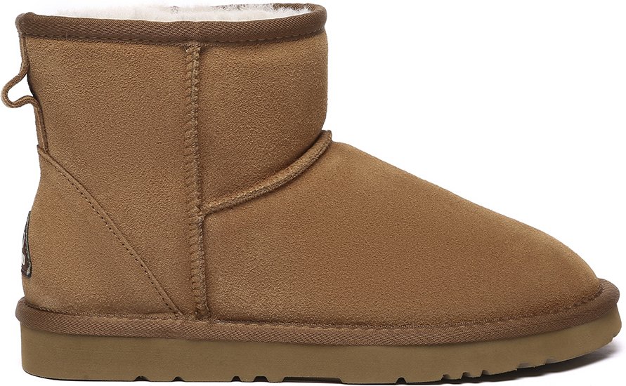 EVER AU Damen Leder Kurzstiefel - Ostrich