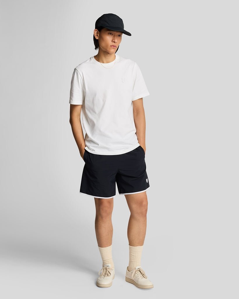 Lyle & Scott Tonal Badeshorts - Dunkelmarineblau