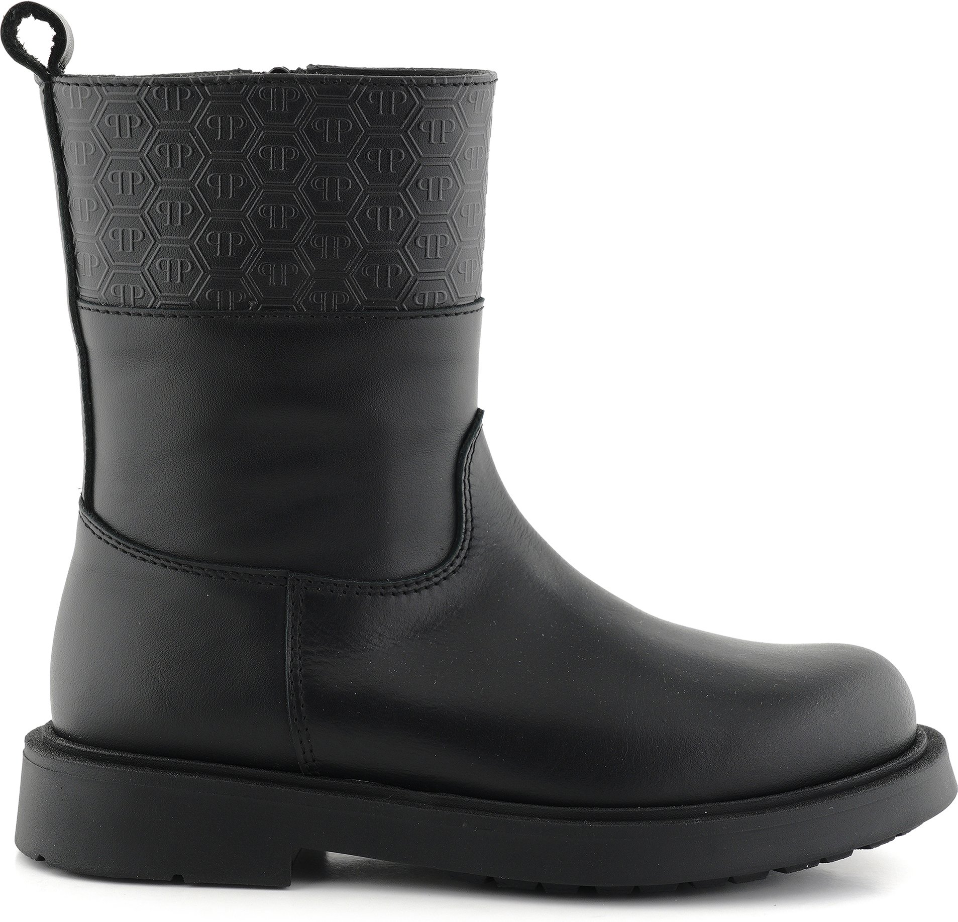 Leather Low Boots Monogram