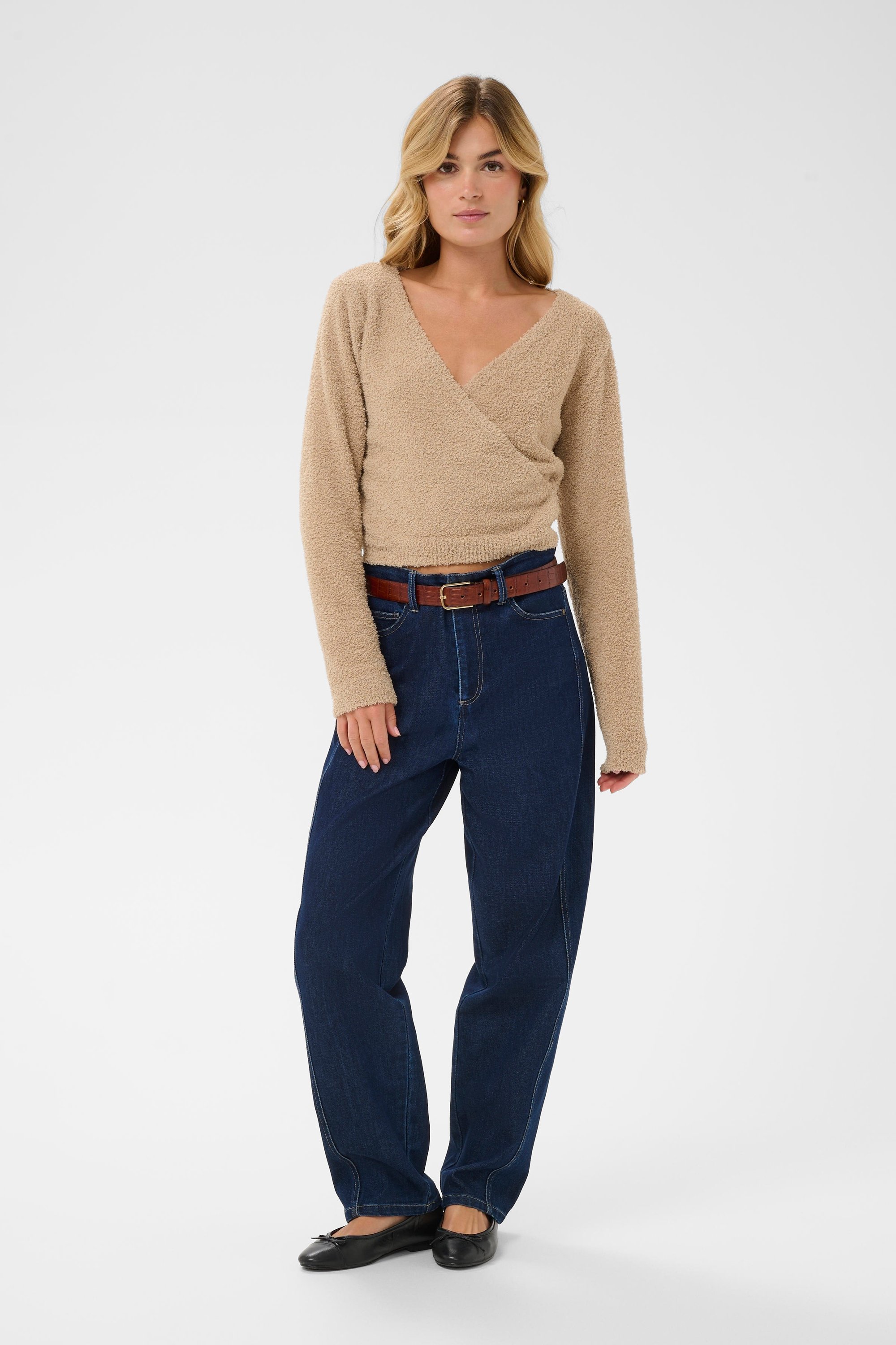 Langarm-Bluse NadalieSZ Langarm-Bluse Fitted