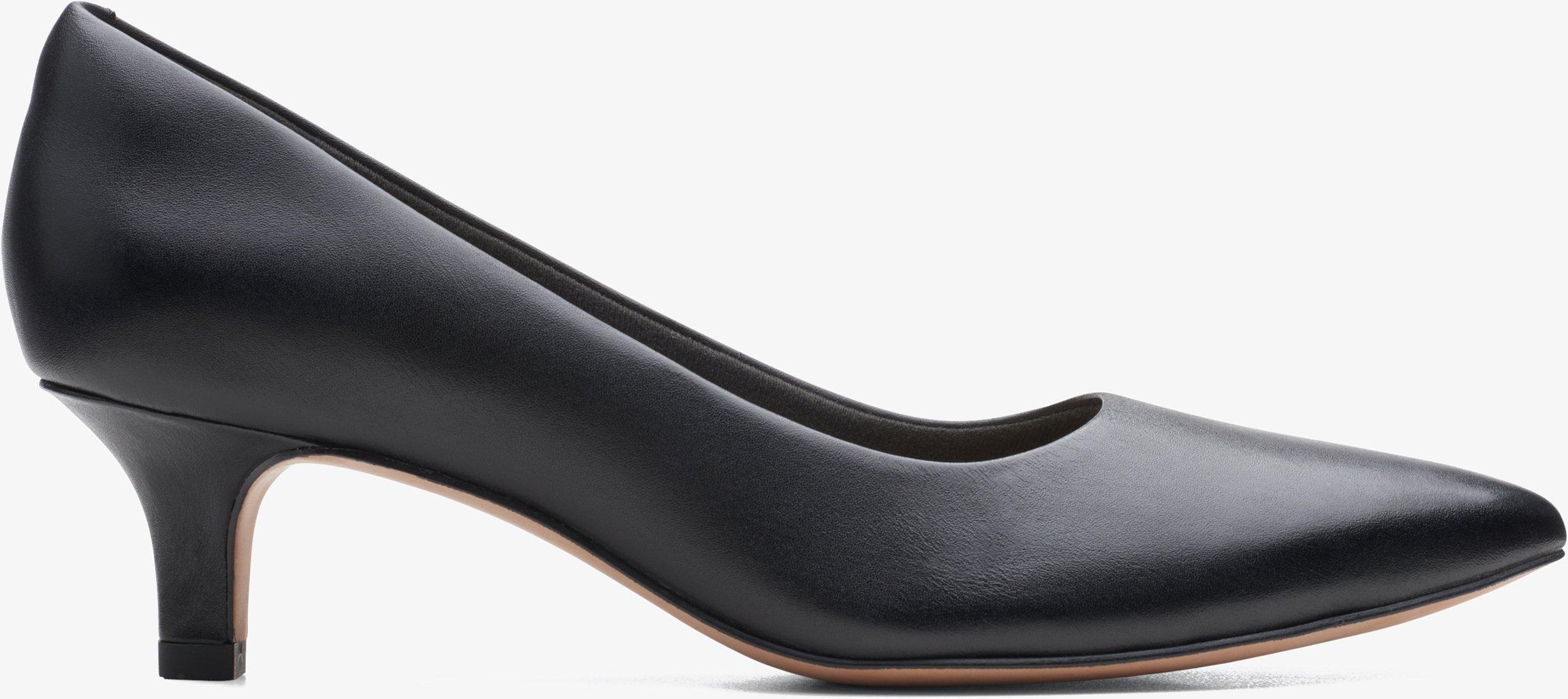 Shondrah Jade schwarze Leder Schuhe