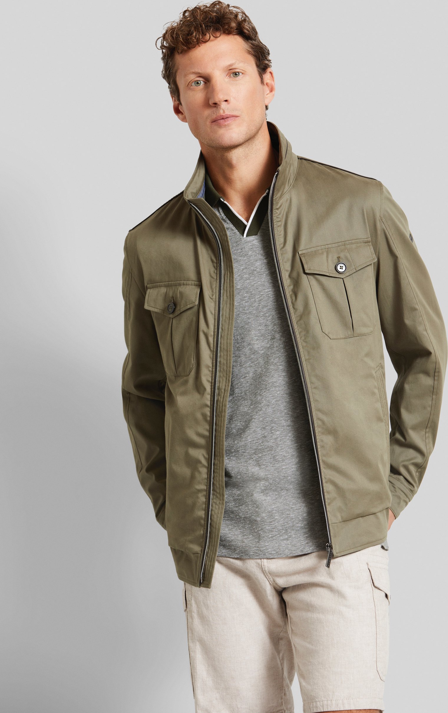 Bugatti Herren Blouson mit aufgesetzter Brusttasche