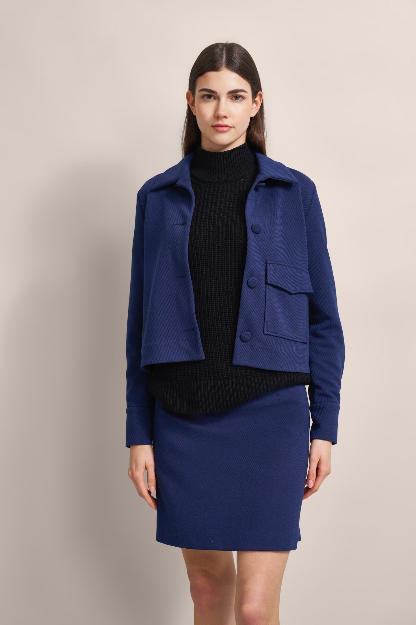 Bugatti Damen Jacke mit aufgesetzter Tasche