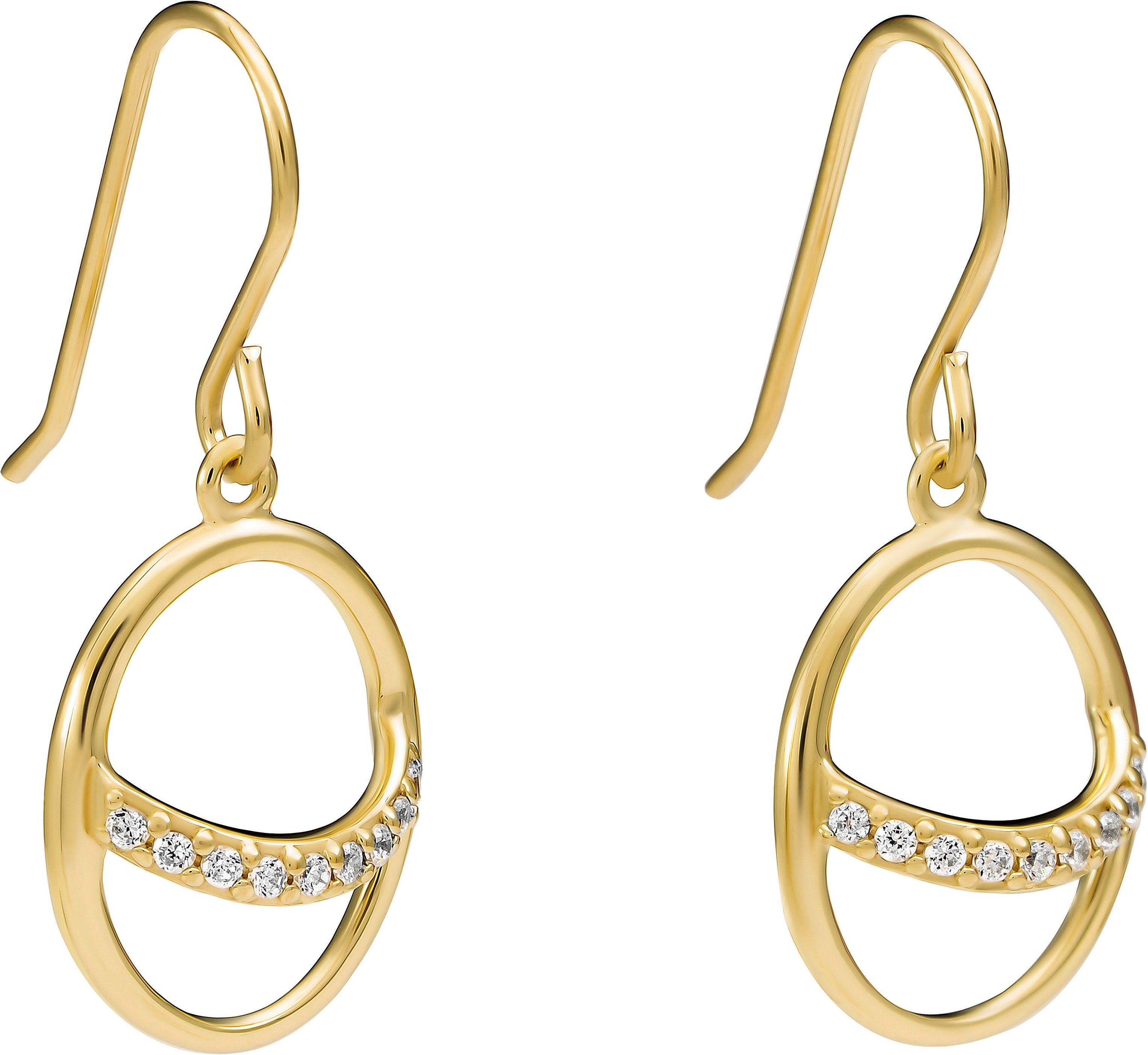 Orphelia 'Amaliada' Tropfenohrringe aus 925er Sterlingsilber für Damen - Gold ZO-7572