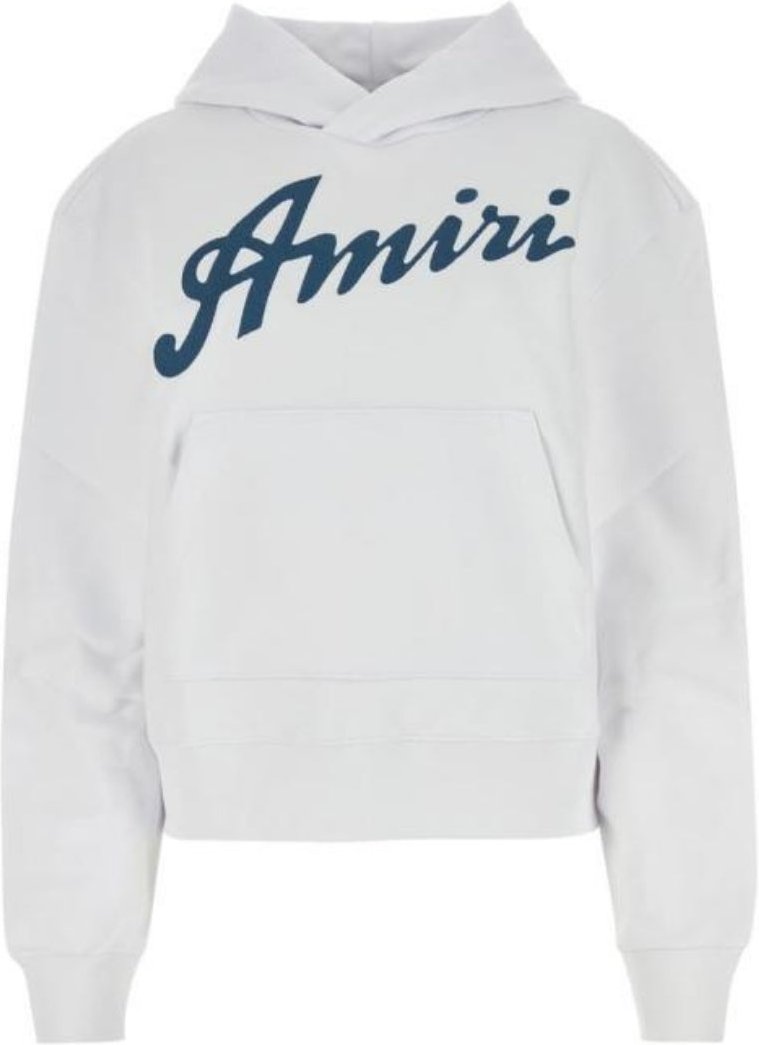 Amiri California Hawaiian Design Weißer Kapuzenpullover