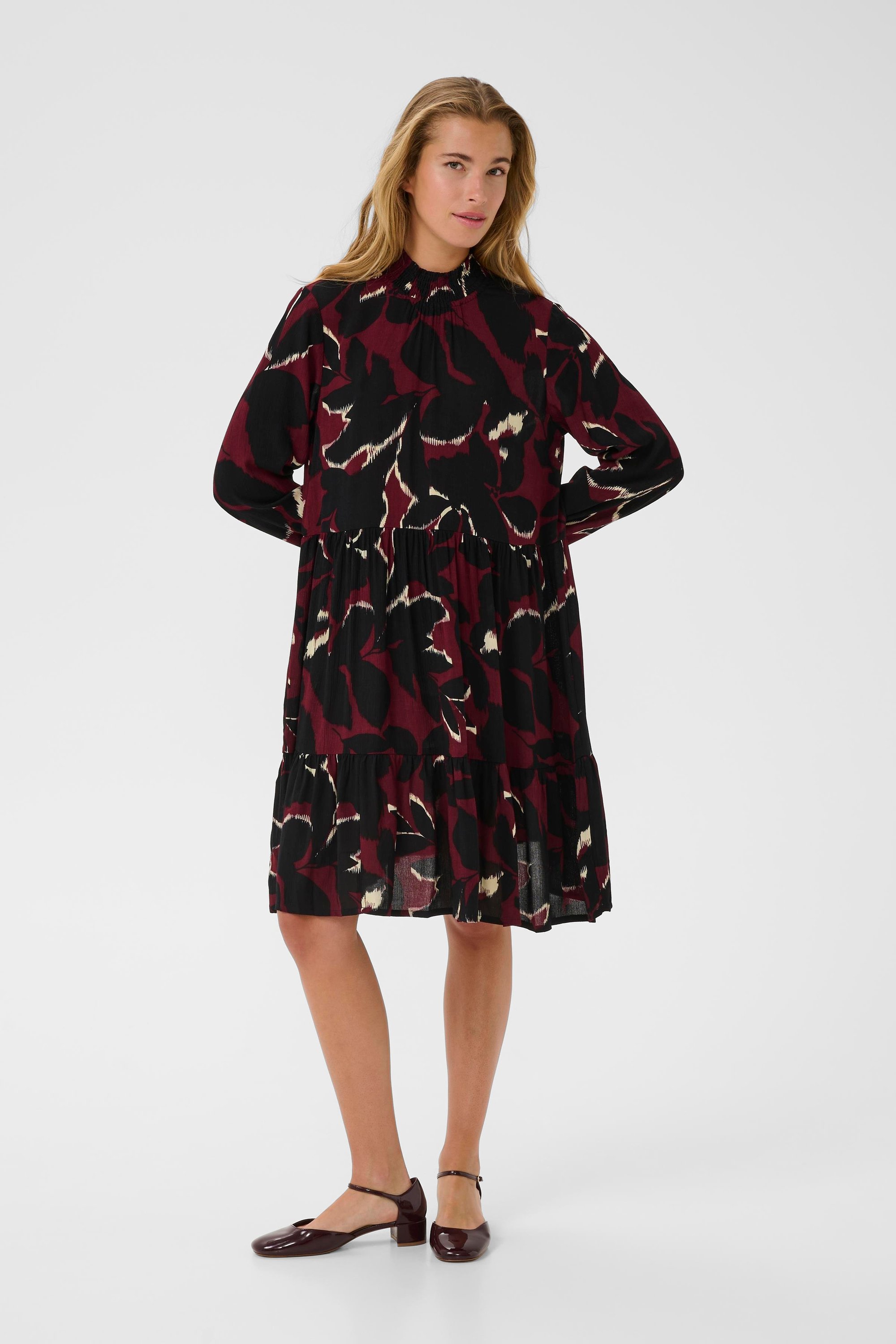 Kleid KAlinda Loose fit bordo