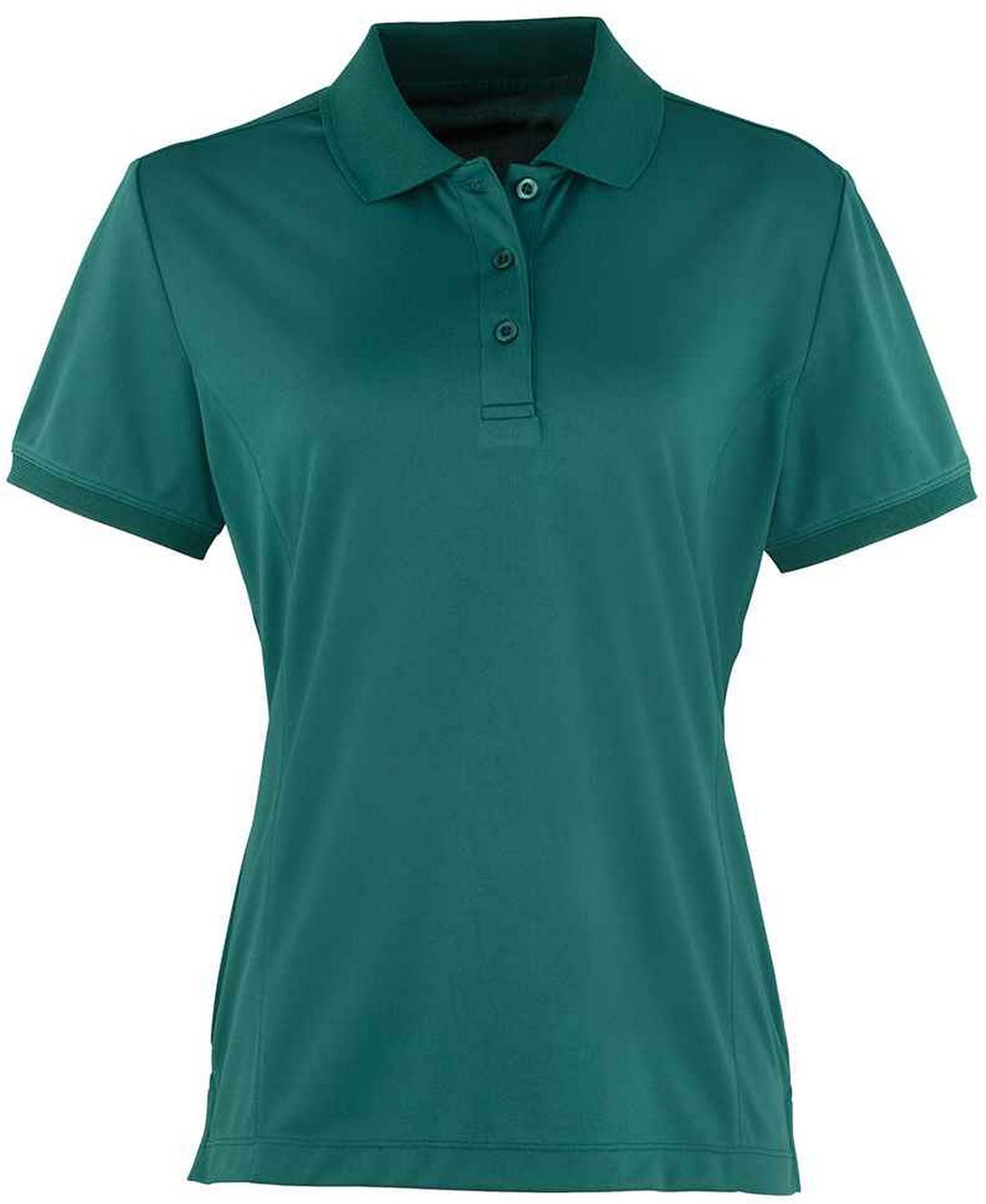Premier - "Coolchecker" Poloshirt für Damen (Flaschengrün)