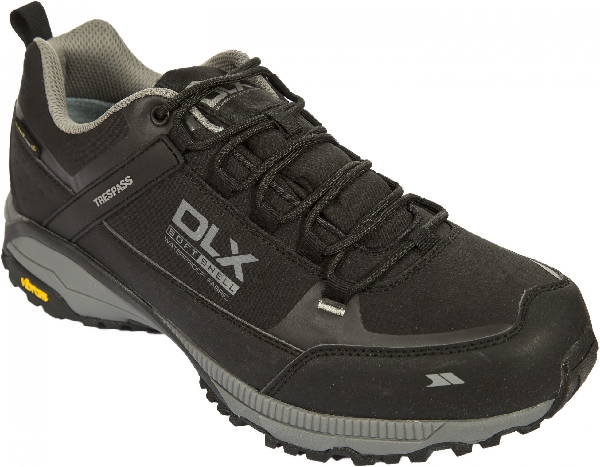 Trespass Mens Magellan DLX Leichte Low Cut Trainer (schwarz)