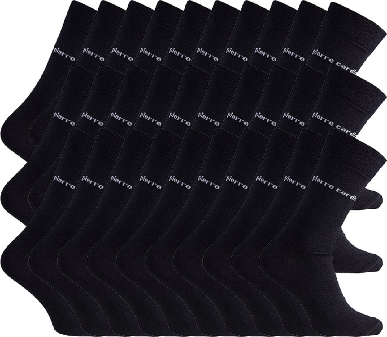 Business-Socken 30 Paar in Schwarz