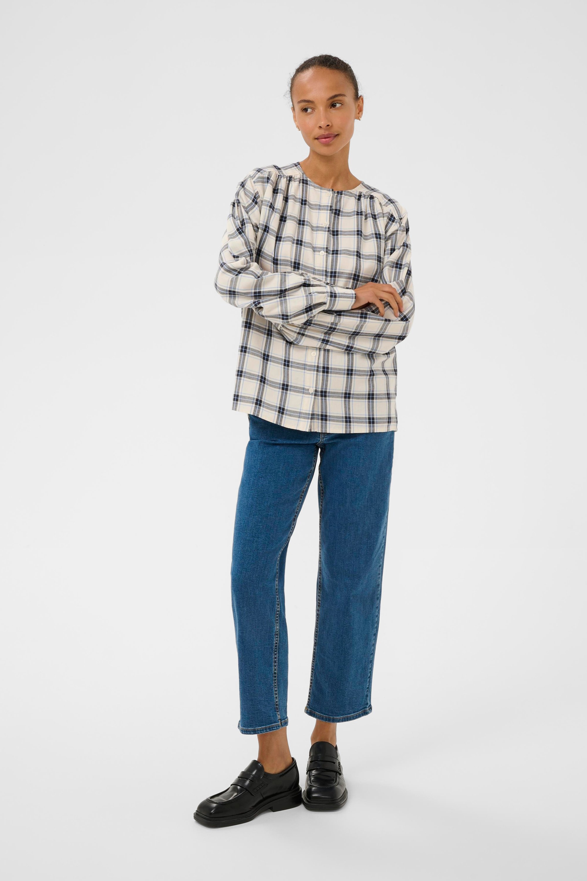 Kurzarm-Bluse YaninasPW Kurzarm-Bluse Lockere Passform