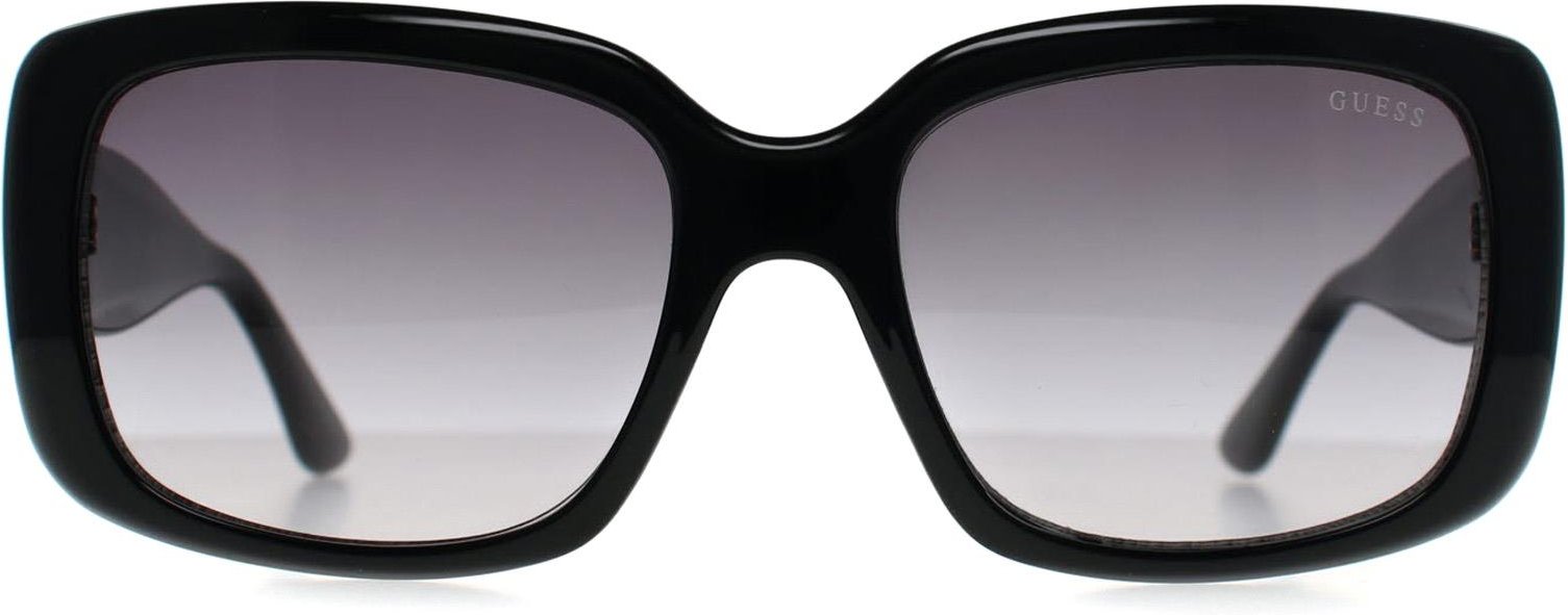Guess GF6167 01B glänzend schwarz grau Sonnenbrille