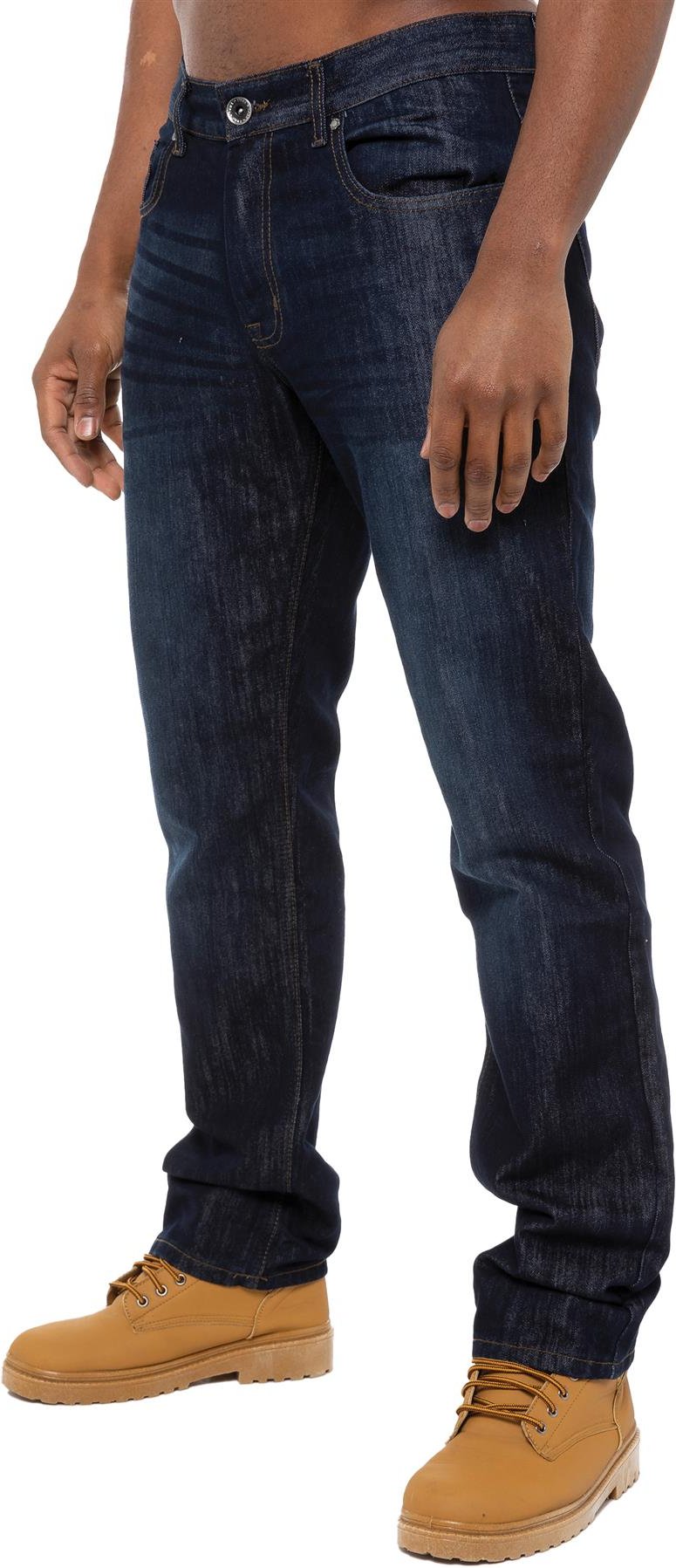 Thumbnail - Enzo | Herren Regular Fit Gerade Jeans