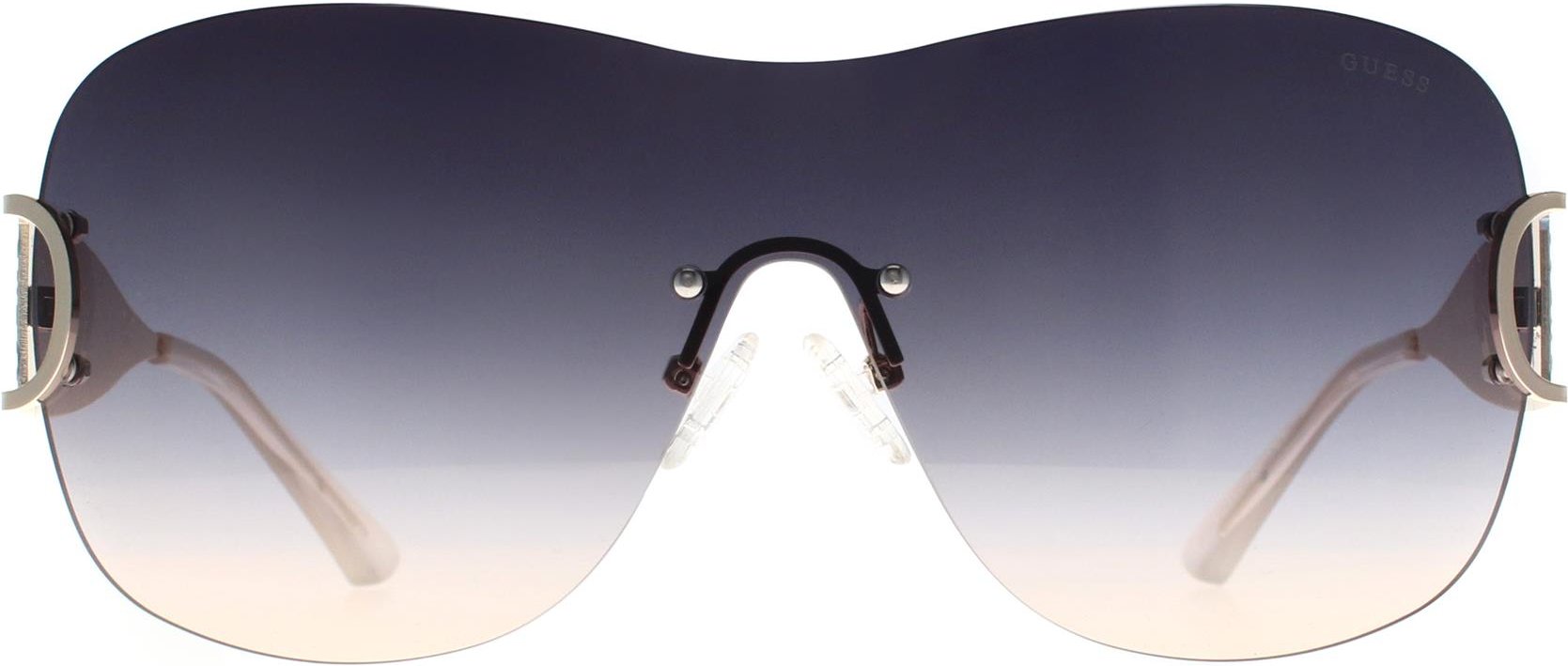 Guess Schild Womens Gold Rauch Grau Gradient GO00038