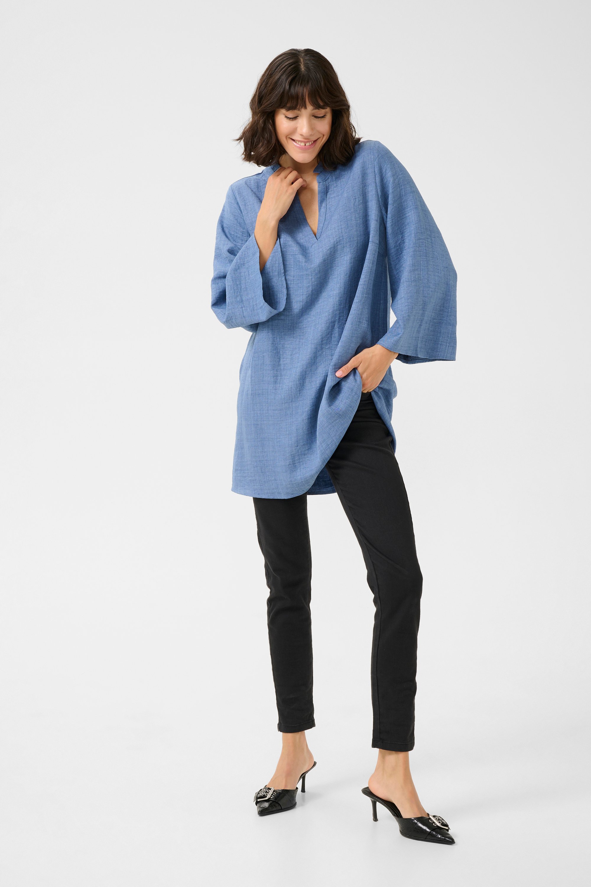 Tunika Regular fit blue