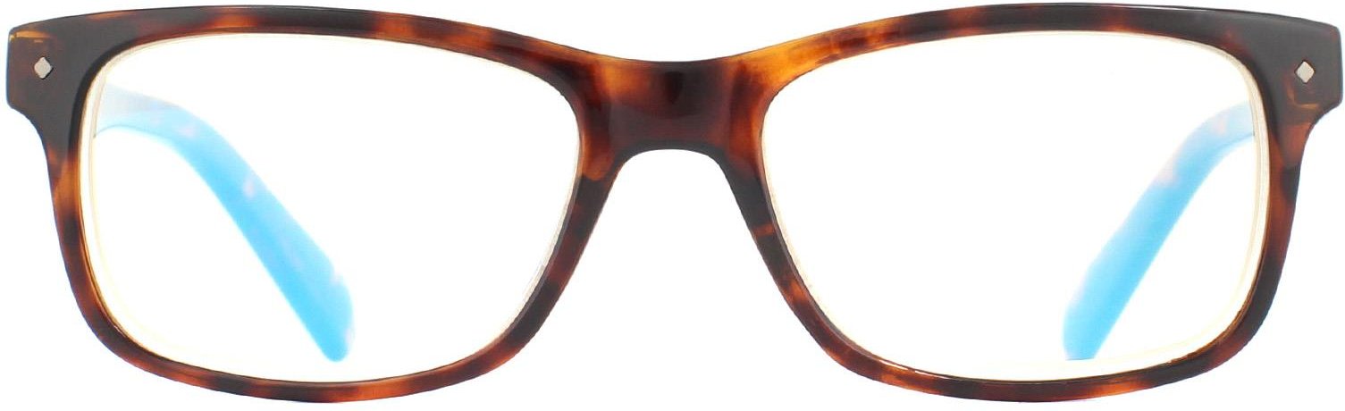 Polaroid Rechteckig Havanna Unisex Frauen Brillenfassungen