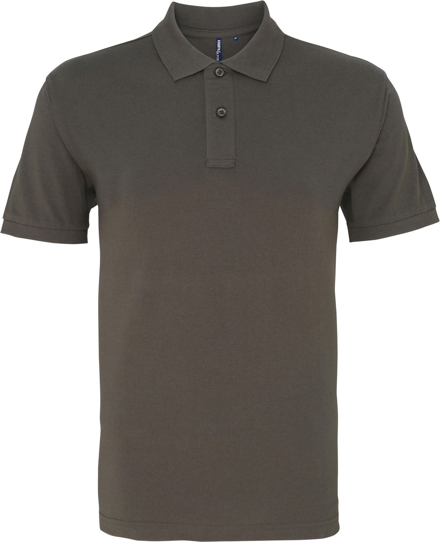 Asquith & Fox Herren Bio-Polohemd in klassischer Passform (Schiefer)