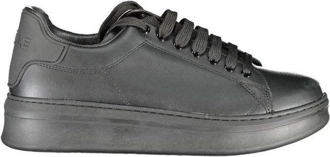Gaelle Paris Schwarze Polyurethan Herren Sneaker