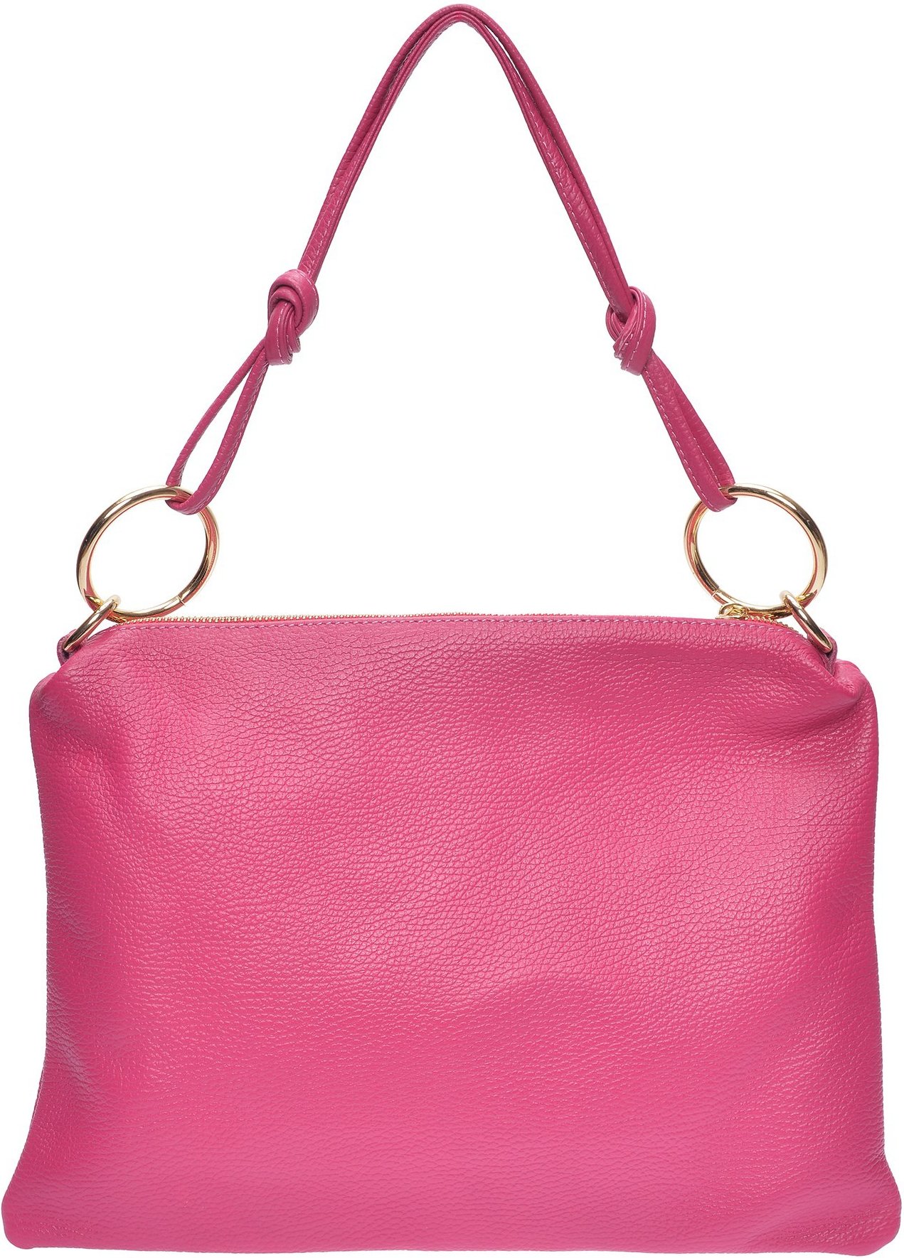 Luisa Vannini Fuchsia Rindsledertasche