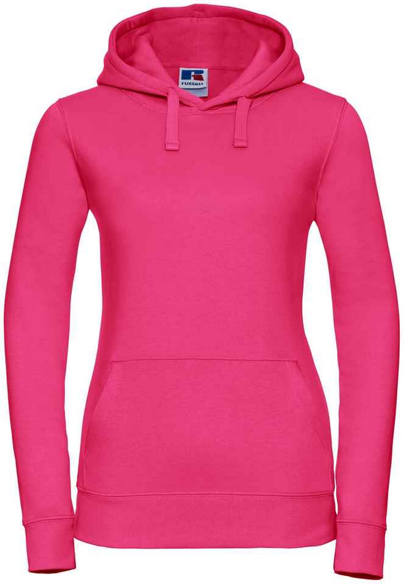 Russell - "Authentic" Kapuzenpullover für Damen (Fuchsie)
