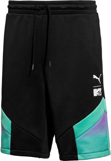 Puma x MTV -Herren über alle gedruckten Shorts Casual Training Hosen 579816 01