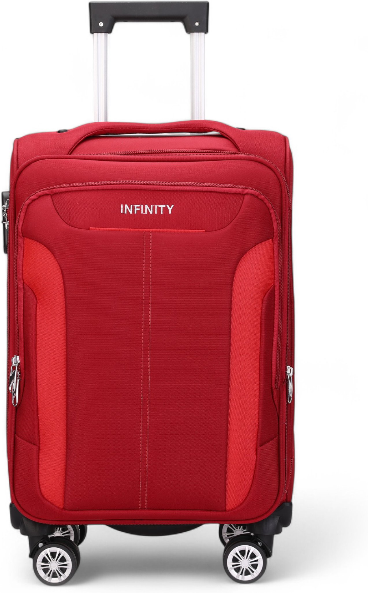 Weicher Kabinenkoffer 36,5 x 23,5 x 58 cm Nylon 900D Passend für Easyjet, Ryanair, Wizzair Integriertes Schloss