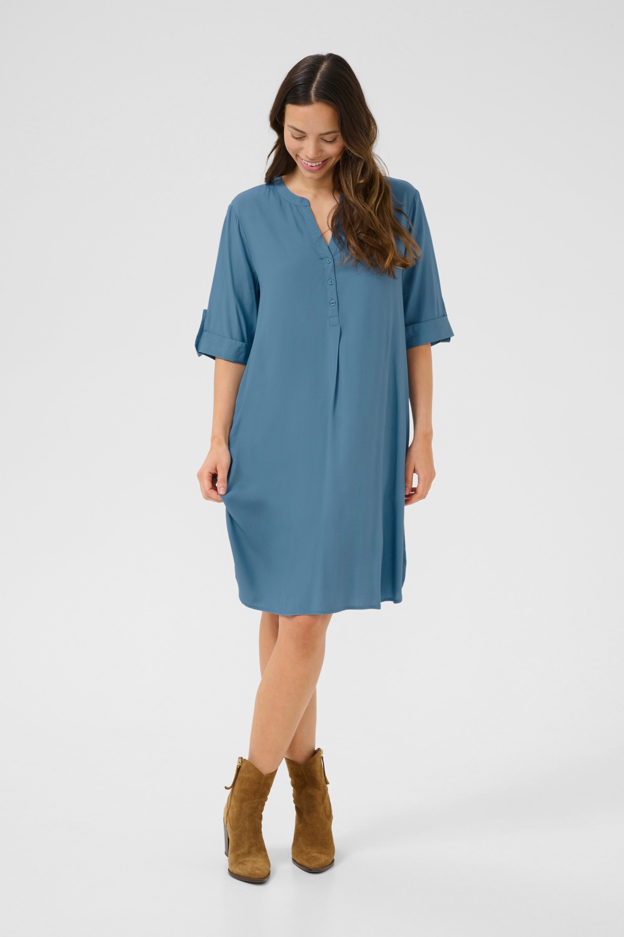 Thumbnail - Kleid CRTiah Straight fit blue