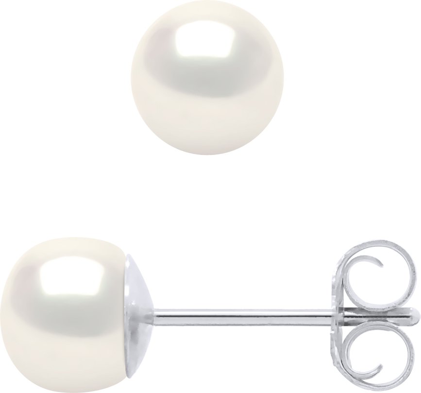 DIADEMA - Ohrringe - Silber und echte Süßwasserperlen