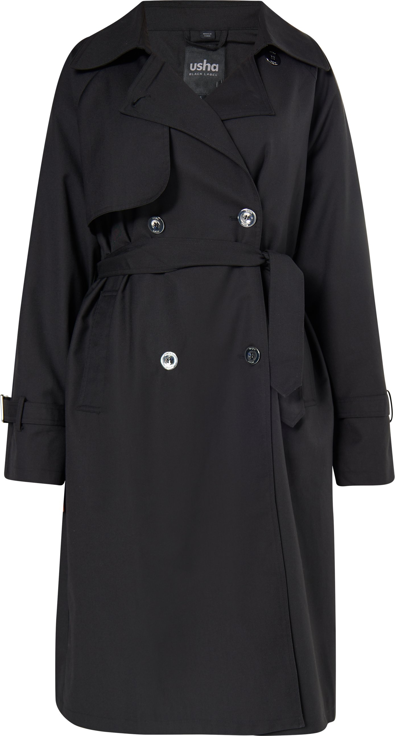 usha Trenchcoat Damen schwarz