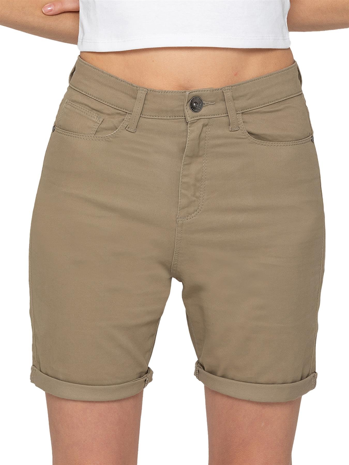 Enzo | Damen Chino Shorts Skinny Fit