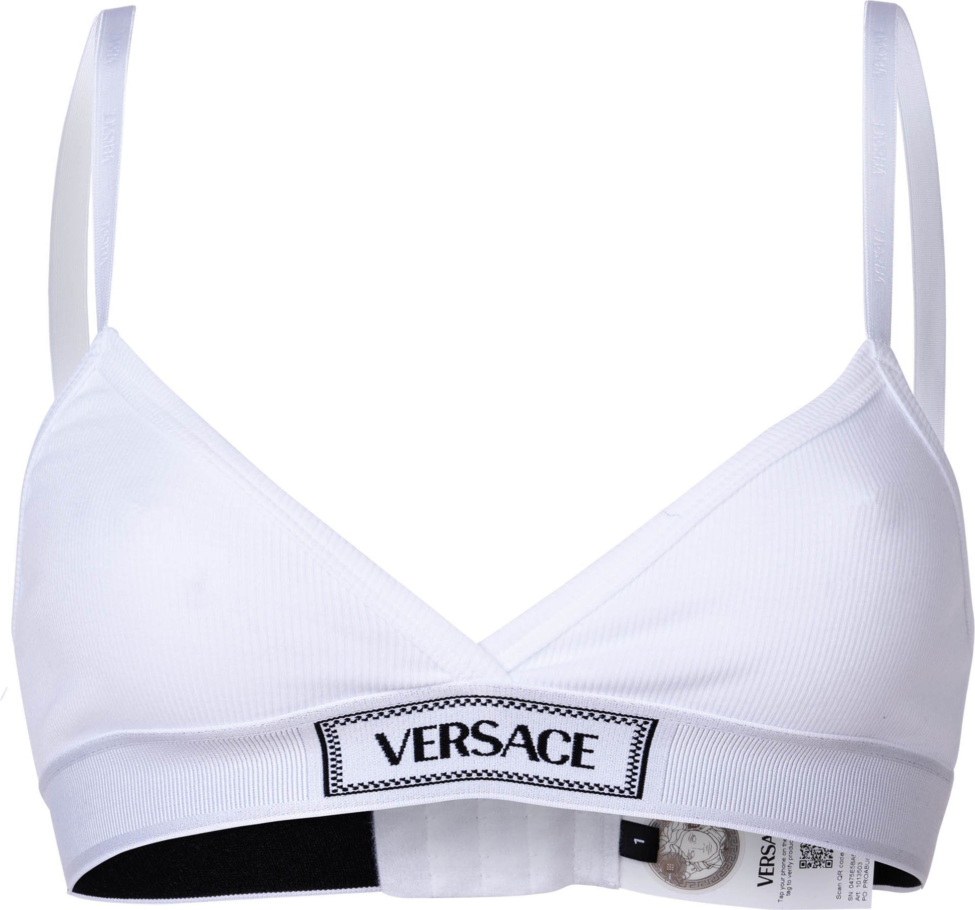 Versace Rib - Top Cotton Rib Elastic Canet Bustier