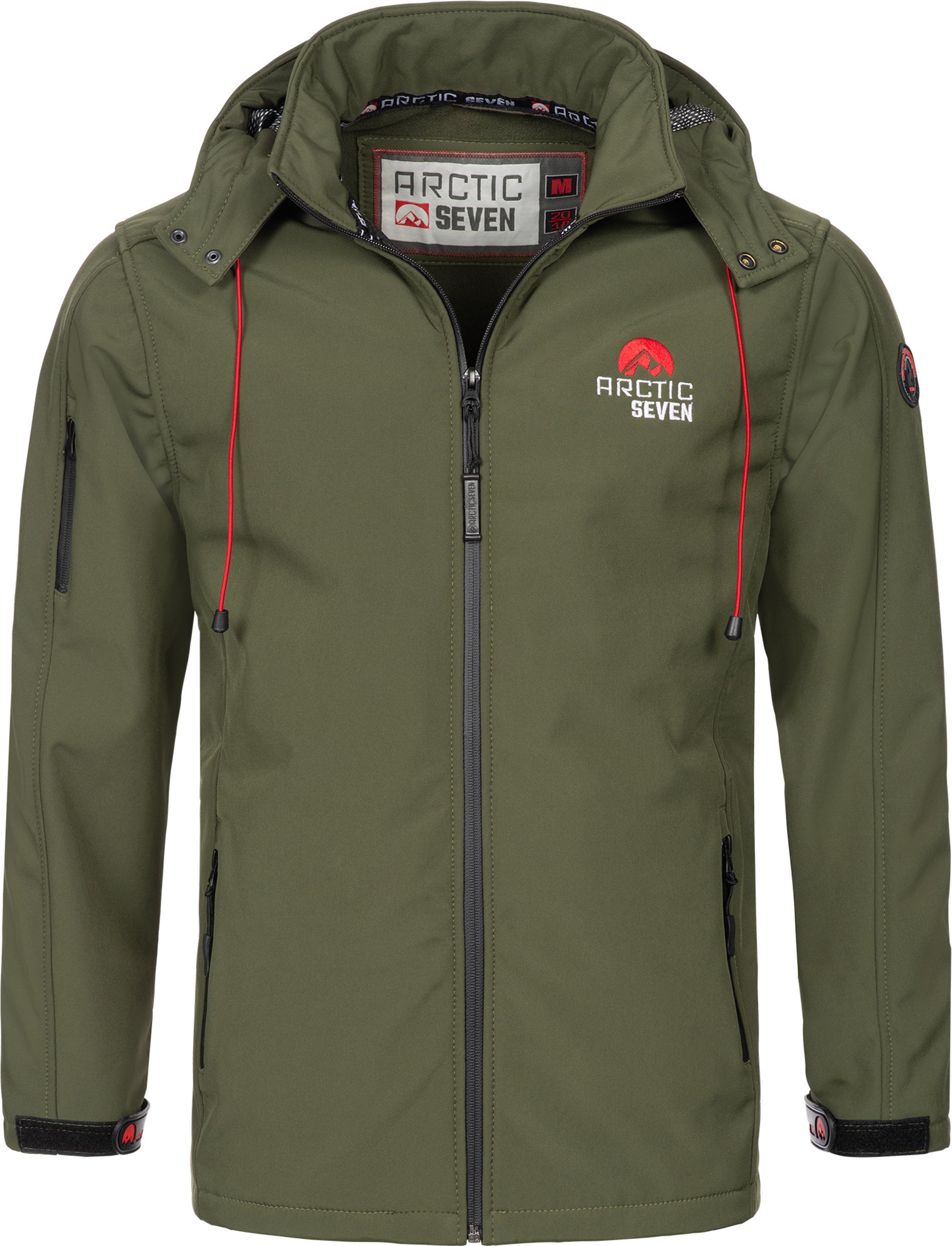Arctic Seven Herren Softshell Jacke Olive