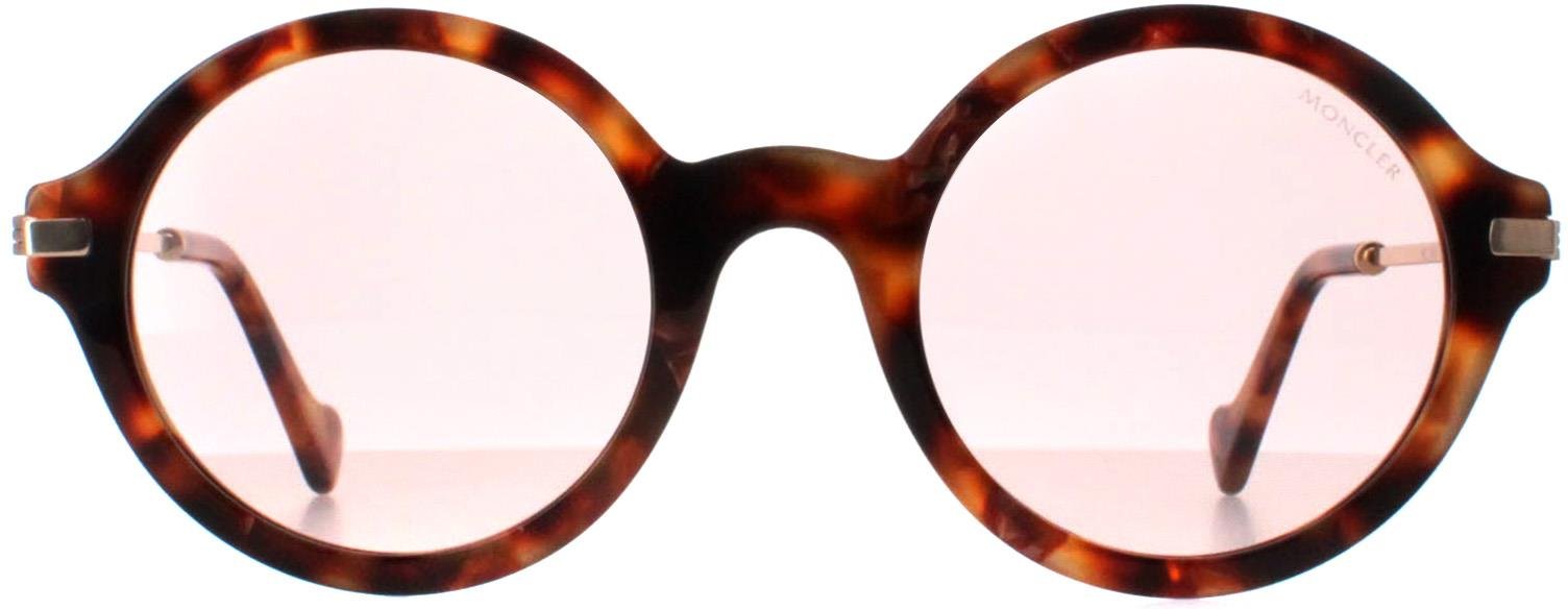 Thumbnail - Moncler ML0081 55Y havanna rosa Sonnenbrille