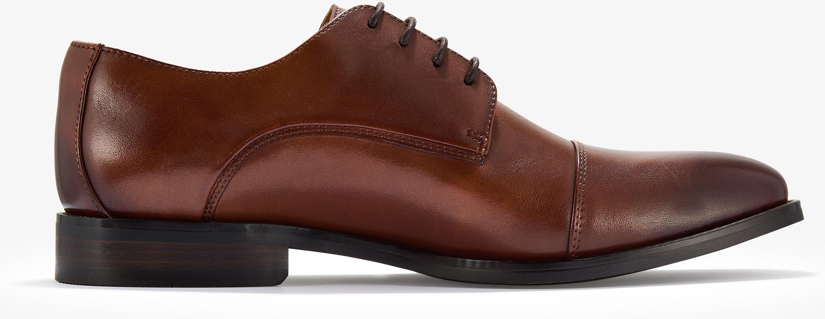 Banstead-Cap Schuhe aus braunem Leder