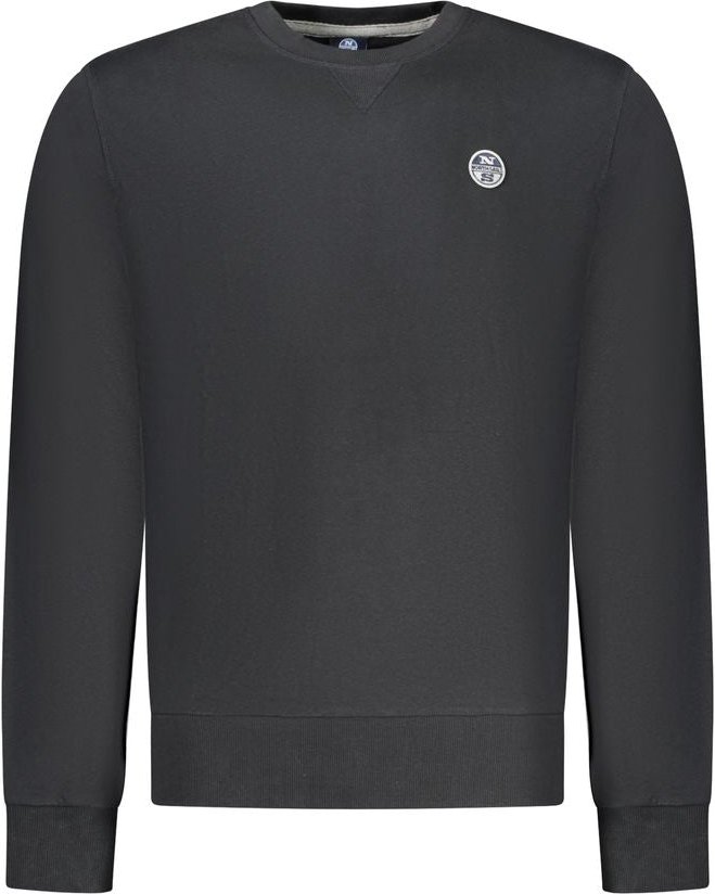 North Sails Schwarzer Baumwoll-Herren Sweatshirt