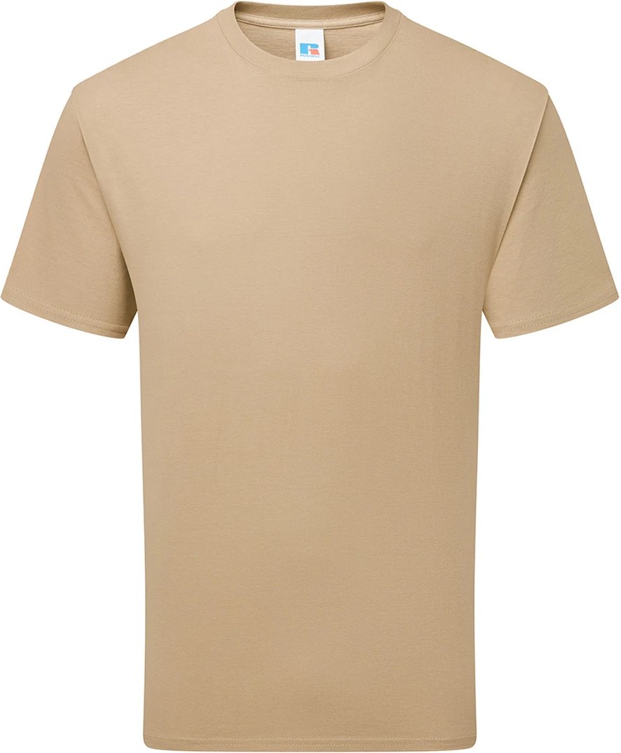 Russell - "Classic" T-Shirt Schwer für Herren (Hellbraun)