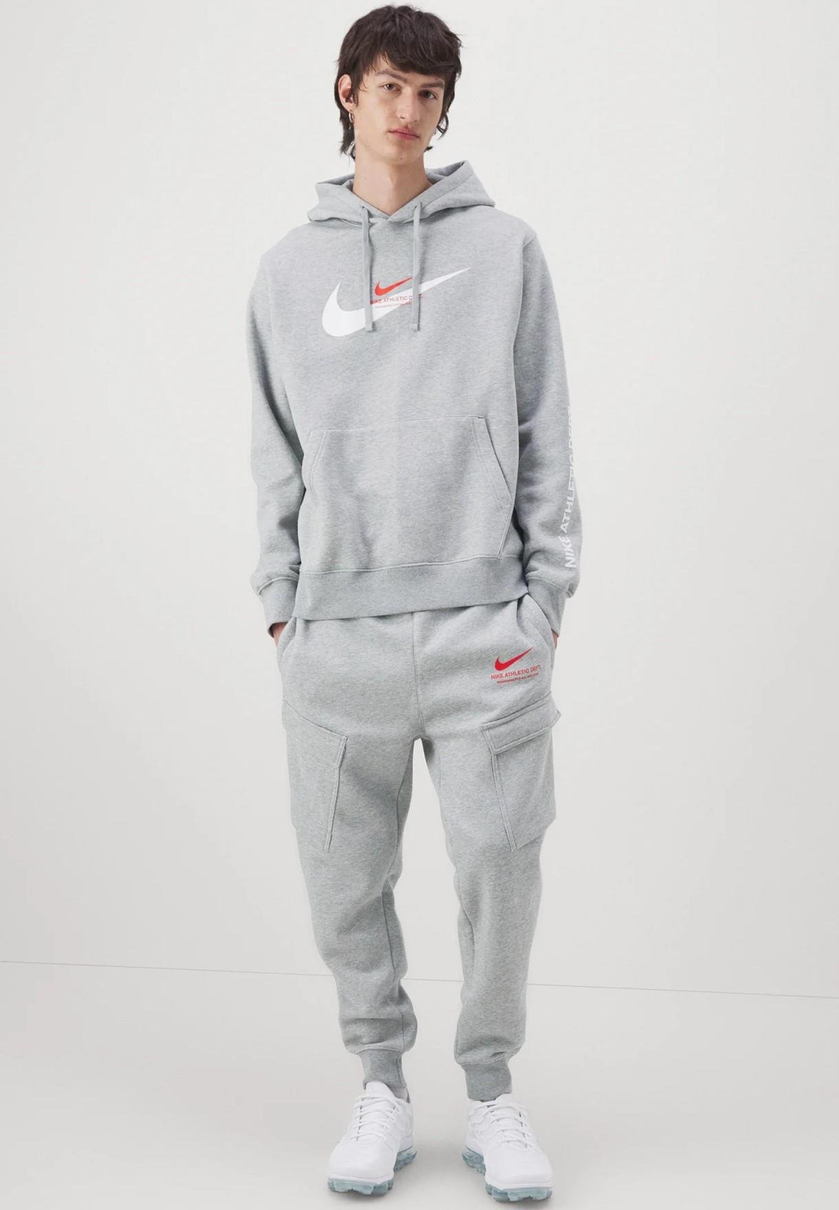 Nike Herren Athletic Fleece Cargo-Trainingsanzug in Grau