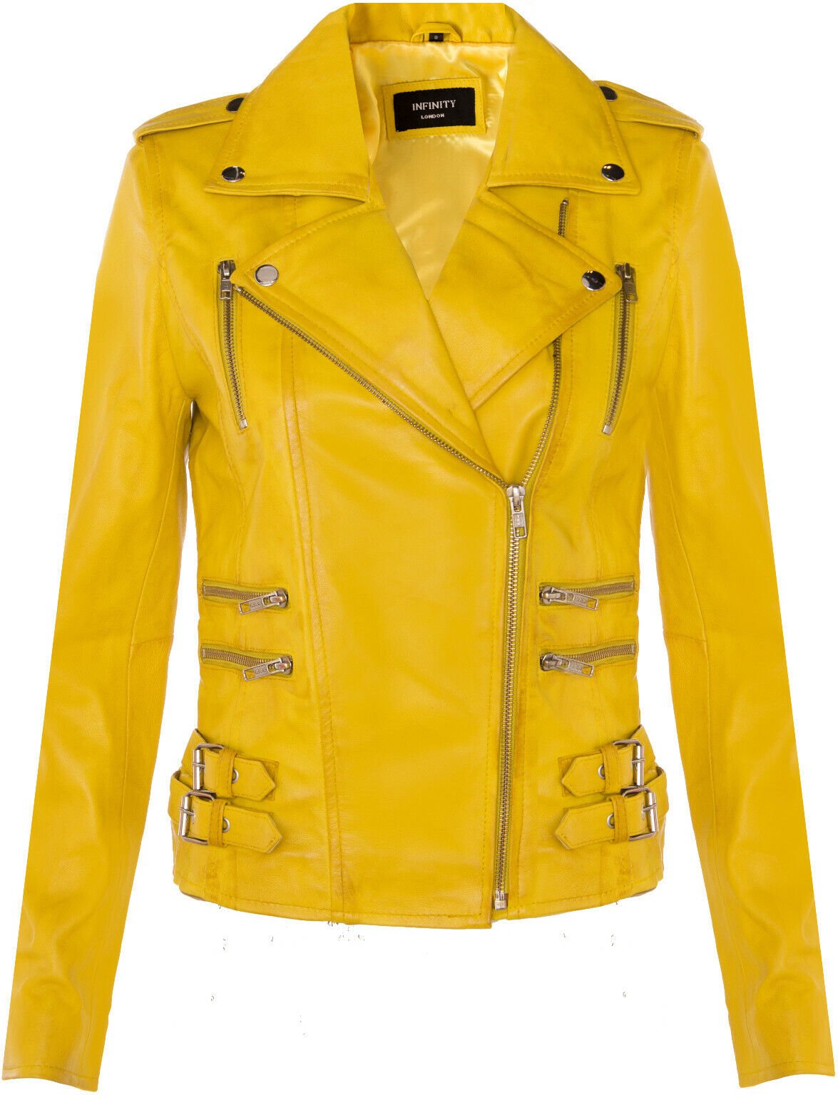 Damen Leder Brando Bikerjacke-Loddon