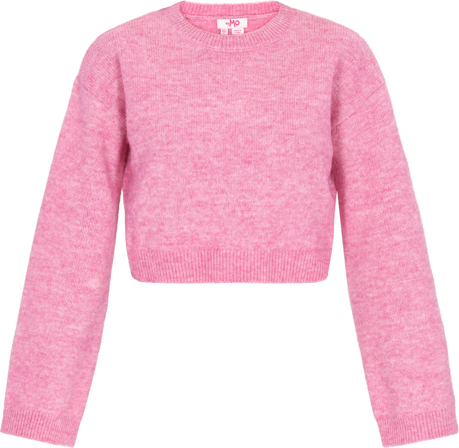 Mymo Pullover Frauen rosa Melange