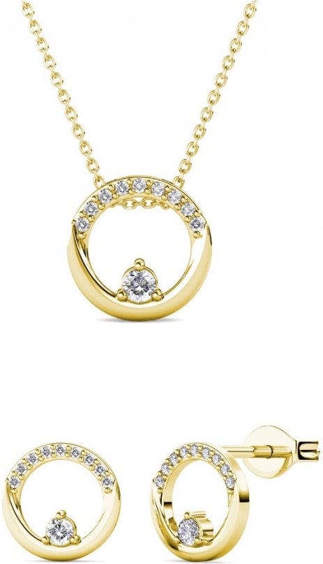 Clarine Set - Gold und Kristall