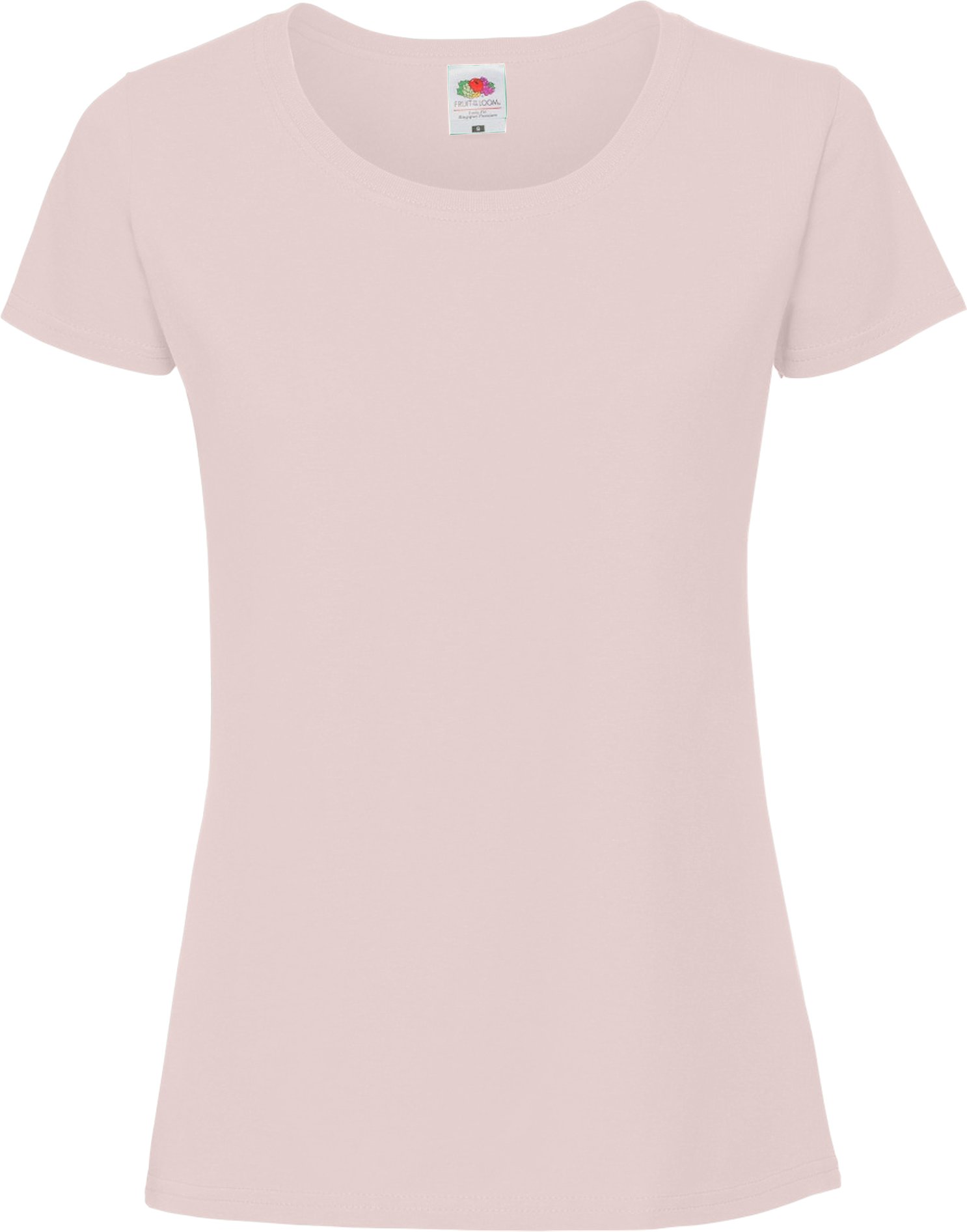 Fruit Of The Loom Damen/Damen Ringspun Premium T-Shirt (Powder Rose)